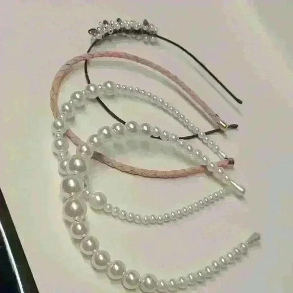 bundle of 4 beaded and leather headbands - Picture 12 of 12